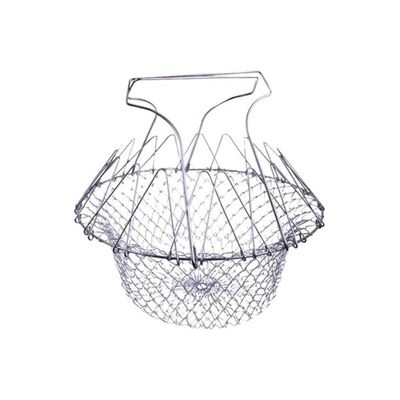 Expandable Fry Chef Basket Silver 23x11cm