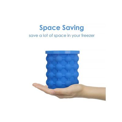 Genie Revolutionary Space Saving Ice Cube Maker Blue 15.1centimeter