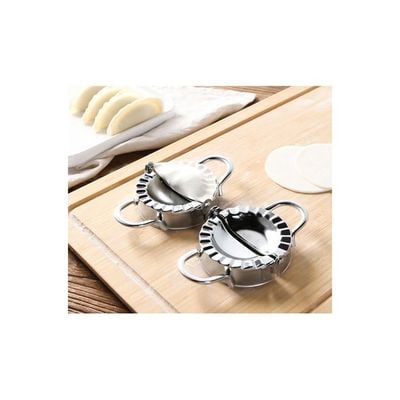 Stainless Steel Dumpling Maker Silver 9x5x7.5cm