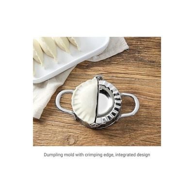 Stainless Steel Dumpling Maker Silver 9x5x7.5cm