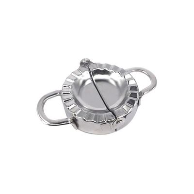 Stainless Steel Dumpling Maker Dough Cutter Silver 7.7centimeter