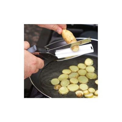 2-In-1 Food Cutter Black/Silver