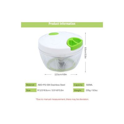 Mini Vegetable Chopper Multicolour