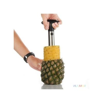 Stainless Steel Pineapple Slicer Silver/Black