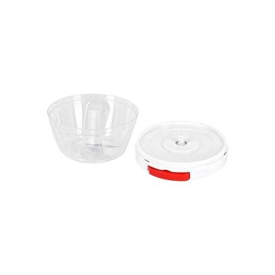 Mini Pull Vegetable Chopper Clear/Red/White