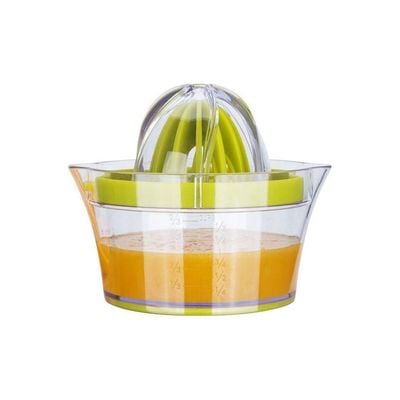 Manual Juicer With Built-in Measuring Cup Green/Clear