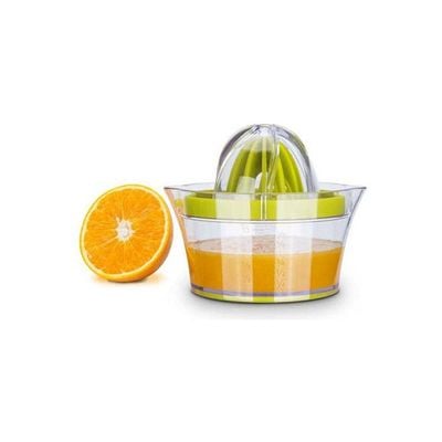 Manual Juicer With Built-in Measuring Cup Green/Clear