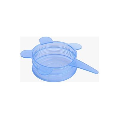 6-Piece Urban Utility Silicone Stretch Lid Bowl Cover Blue Standard