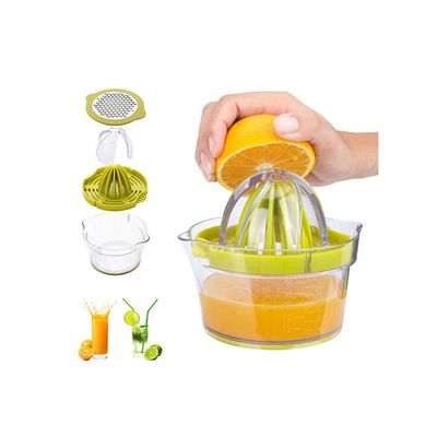 Manual Citrus Juicer Extractor Green/Transparent