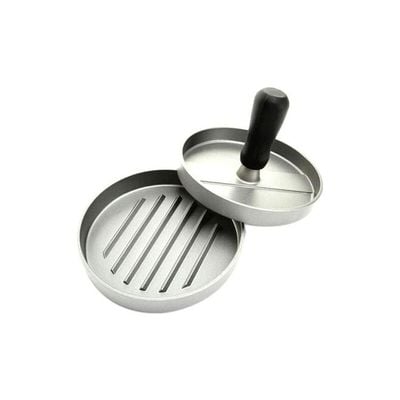 Burger Patty Grilling Mould Silver/Black