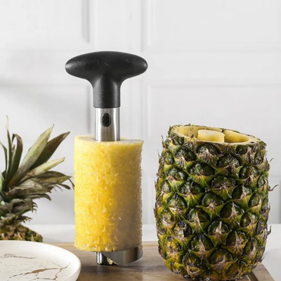 Pineapple Corer Slicer Silver 24centimeter