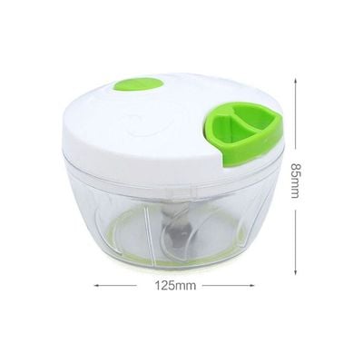 Hand Chopper Manual Rope Food Processor Shredder Salad Maker Garlic Onion Slicer Cutter red 13*13*13cm