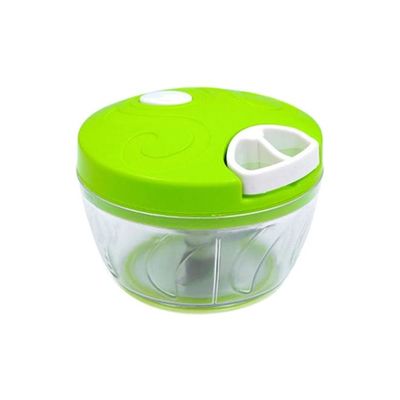 Handheld Vegetable Cutter Green/Clear 10centimeter