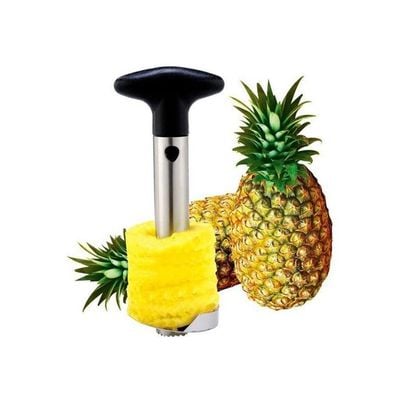 Stainless Steel Pineapple Slicer Silver/Black