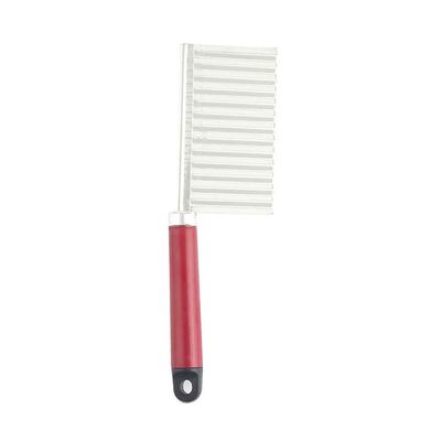 Stainless Steel Potato Slicer Red/Silver 22centimeter