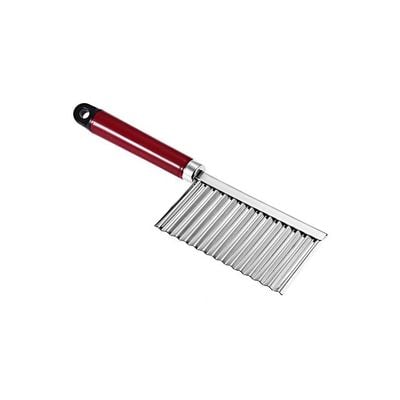 Stainless Steel Potato Shredder Silver/Red 22x6x2centimeter