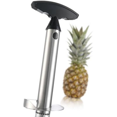 Pineapple Corer Slicer Silver/Black 18.8x9.2x9.4cm