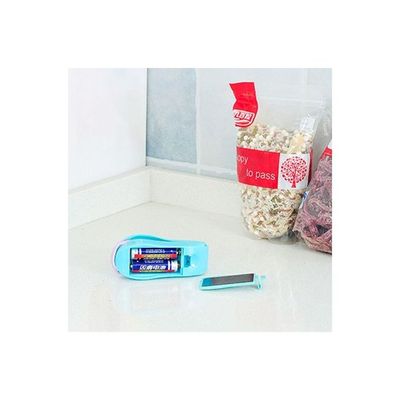 Portable Mini Sealer For Plastic Bag Blue/Purple 10 x 4 x 5cm