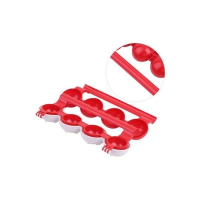 Plastic Meatball Maker Red/White 27x24x3centimeter