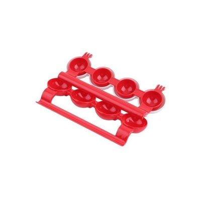 Plastic Meatball Maker Red/White 27x24x3centimeter