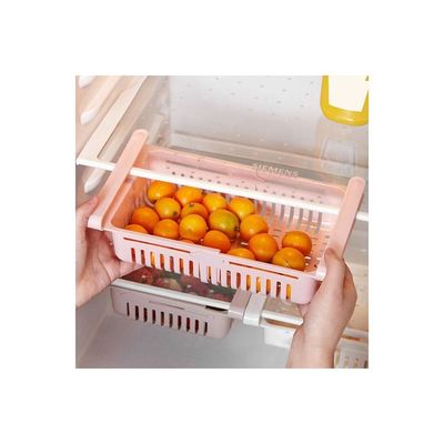 Food Organizer Rack Pink