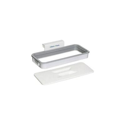 Garbage Bag Holder White-Grey 33x19cm