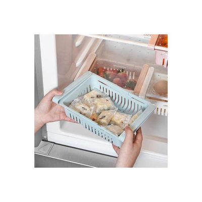 Food Organizer Storage Rack Blue