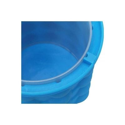 Ice Cube Bucket Blue/White