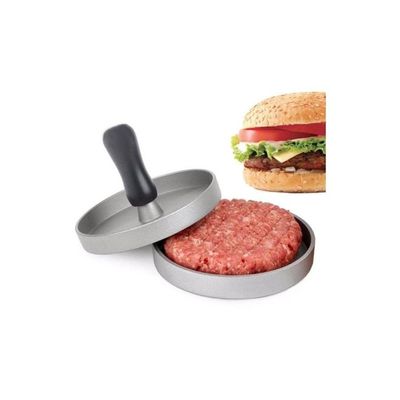 Burger Manual Press Patties Maker Silver/Black