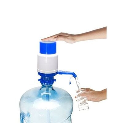 Water Hand Press Pump Blue/White