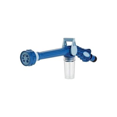 Ez Jet Water Cannon 8 Nozzles Multi-Function Spray Gun Blue