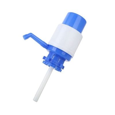 Hand Pressure Waters Bottle Dispenser Pump Blue/White