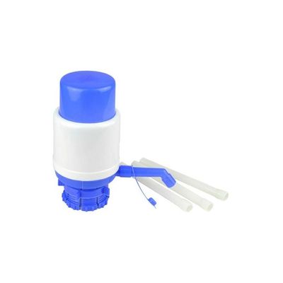 Bottled Water Hand Dispenser Blue/White 13x5centimeter