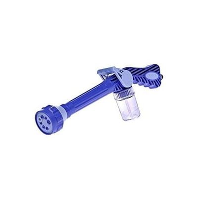 Ez Jet Water Cannon 8 Nozzles Multi-Function Spray Gun Blue