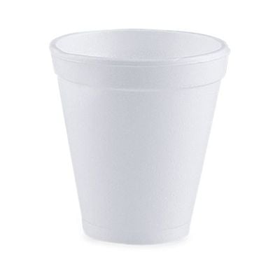 25-Piece Foam Cups White