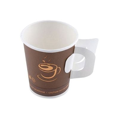 50-Piece Disposable Cup Set Brown 4ounce