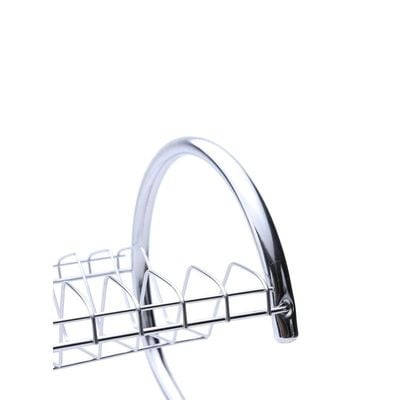 2-Layer Dish Rack Silver 60centimeter