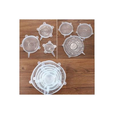 6-Piece Lid Bowl Cover Set Blue