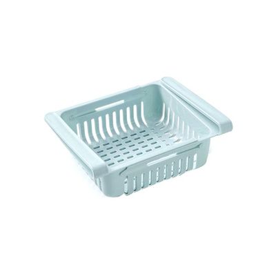 Drawer Type Refrigerator Storage Box Blue 8.1 x 6.3inch