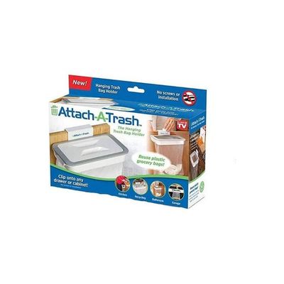 Attach-A-Trash The Hanging Trash Bag Holder Grey 30g