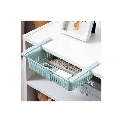 Retractable Fridge Organizer Blue 20x8x16cm