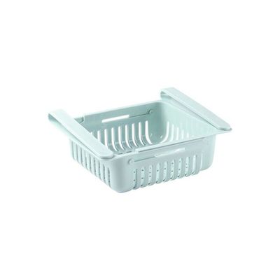 Retractable Fridge Organizer Blue 20x8x16cm