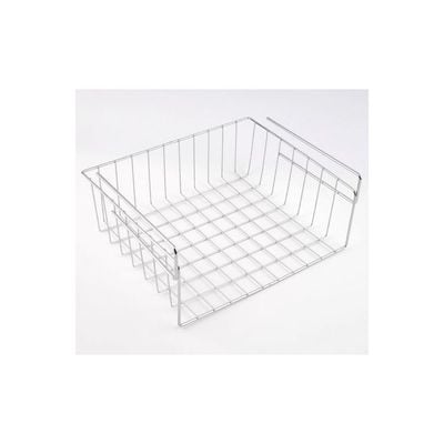Kitchen Under Shelf Storage Basket Metal Organizer Rack Silver 290x100x145cm