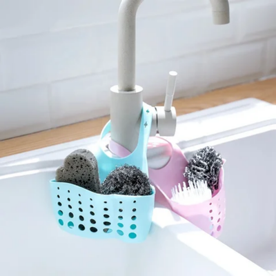 Portable Hanging Storage Basket Pink 16.5 x 21.5cm Portable Hanging Storage Basket Pink 16.5 x 21.5cm