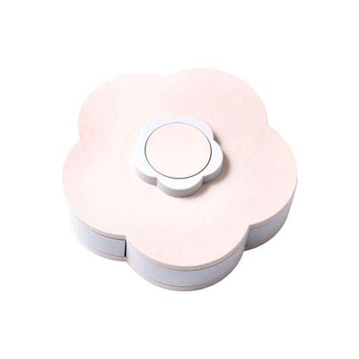Flower Petal Candy Storage Box Pink/Blue 27x8.5centimeter