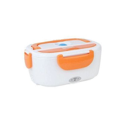 Electric Heating Lunch Box White/Orange/Green