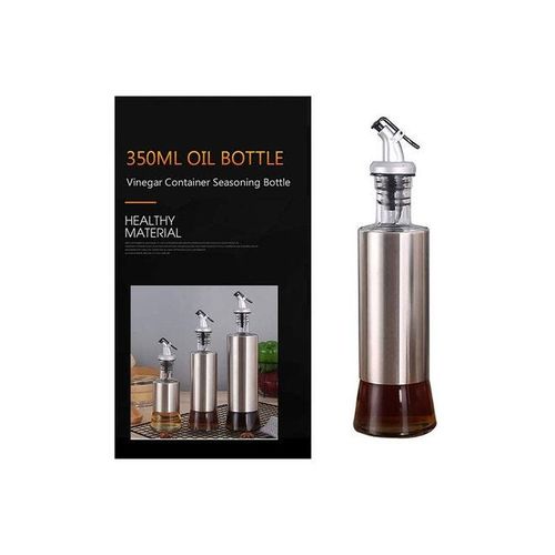 Oil Bottle Dispenser Oil Glass Multicolor 11.4x3.5x3.5inch