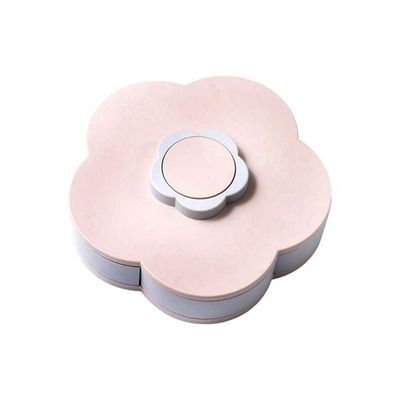 Flower Petal Candy Storage Box Pink/White