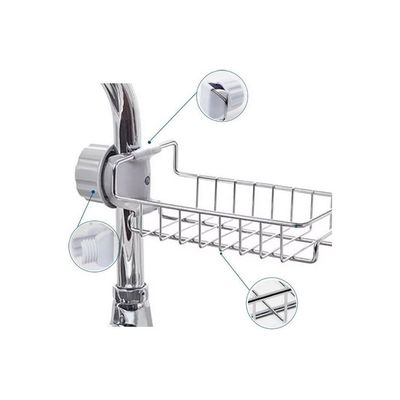 2-Piece Hanging Storage Rack Silver 30x20x15cm