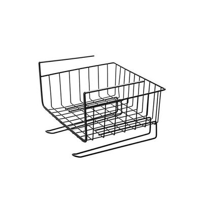 Under Shelf Hanging Storage Basket Black 28.5 x 19.5 x 26centimeter